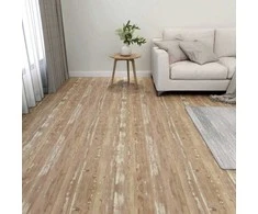 Grindų lentos 5,11 m² 55 pcs PVC Kremas ir Šviesiai Ruda