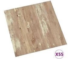Grindų lentos 5,11 m² 55 pcs PVC Kremas ir Šviesiai Ruda