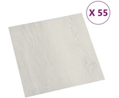 Grindų lentos 5,11 m² 55 pcs PVC Šviesiai smėlinė