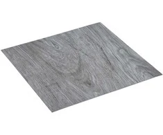 Grindų lentos 55 pcs Šviesiai pilka 5,11 m² PVC