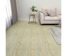 Grindų lentos Balta ir Šviesiai Ruda 5,11 m² 55 vnt. PVC