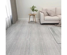 Grindų lentos Šviesiai pilka ir balta. 5,11 m² 55 vnt. PVC