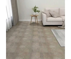 Grindų lentos Tamsiai ruda ir pilka 5,11 m² 55 vnt. PVC