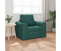 Sofa lova Tamsiai žalia 98 x 71 x 83 cm audinys