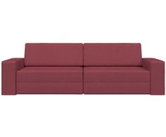 Sofa lova Vyno raudona 245 x 78 x 77 cm audinys