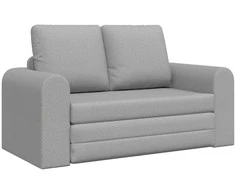 Sofa lova Debesų pilka 148 x 71 x 83 cm audinys