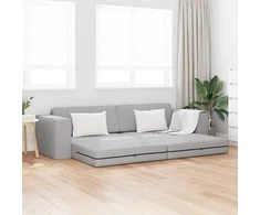 Sofa lova Debesų pilka 245 x 78 x 77 cm audinys