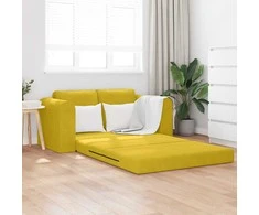 Sofa lova Geltona 148 x 71 x 83 cm Aksomas