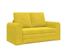 Sofa lova Geltona 148 x 71 x 83 cm Aksomas