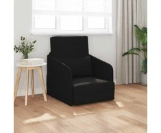 Sofa lova Juoda 65 x 80 x 83 cm audinys