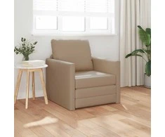 Sofa lova 60cm Kapučino Dirbtinė Oda