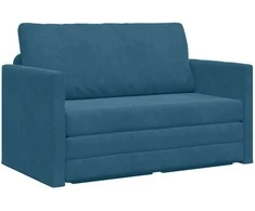 Sofa lova Mėlyna 124 x 71 x 78 cm Aksomas