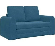 Sofa lova Mėlyna 148 x 71 x 83 cm Aksomas