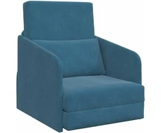 Sofa lova Mėlyna 65 x 80 x 83 cm Aksomas
