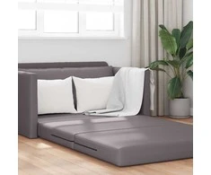 Sofa lova Pilka 124 x 71 x 78 cm Dirbtinė Oda