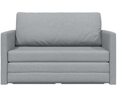 Sofa lova 110cm Šviesiai pilka audinys
