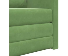 Sofa lova Šviesiai žalia 74 x 77 x 81 cm Aksomas