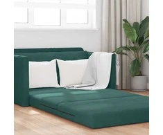 Sofa lova Tamsiai žalia 124 x 71 x 78 cm Aksomas