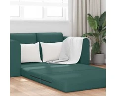 Sofa lova Tamsiai žalia 148 x 71 x 83 cm audinys