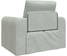 Sofa lova Šviesiai pilka 98 x 71 x 83 cm Aksomas