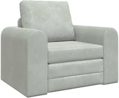Sofa lova Šviesiai pilka 98 x 71 x 83 cm Aksomas