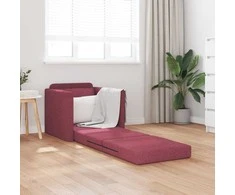 Sofa lova Vyno raudona 74 x 77 x 81 cm audinys