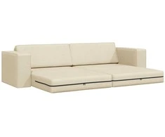 Sofa lova Kreminė 245 x 78 x 77 cm audinys