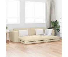 Sofa lova Kreminė 245 x 78 x 77 cm audinys