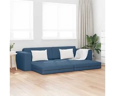 Sofa lova Jūrinė mėlyna 245 x 78 x 77 cm audinys