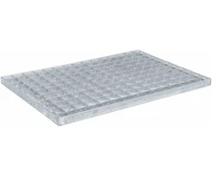 Grotelės Sidabro 50 x 35 x 2 cm Karštojo cinkavimo plienas