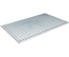 Grotelės Sidabro 80 x 50 x 2 cm Karštojo cinkavimo plienas