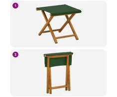 Gulintojas 2 pcs Kietas eukalipto medis Žalia