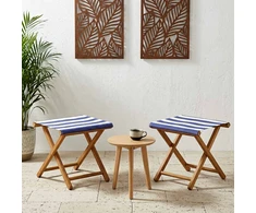 Gulintojas 2 pcs Kietas eukalipto medis Mėlyna ir balta