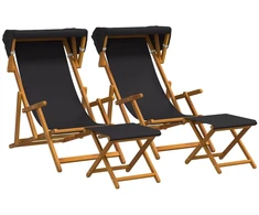 Gulintojas 4 pcs 3 Pozicija Kietas eukalipto medis Juoda
