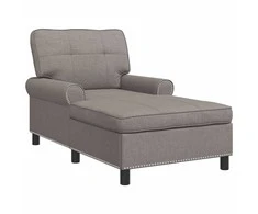 Gultas su pagalve Tortora 91 x 157 x 91 cm audinys