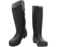 Guminiai batai, juodos spalvos, PVC, 40 dydžio