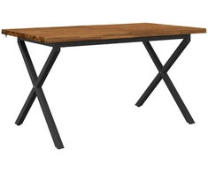 Gyvas kraštas valgomojo stalas 140 x 70 x 75 cm