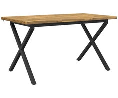 Gyvas kraštas valgomojo stalas 140 x 80 x 75 cm
