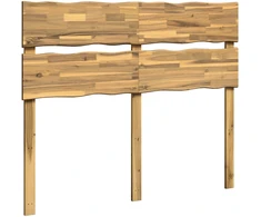 Gyvos kraštinės lovos galvūgalis ROSTOCK Balta 150 cm