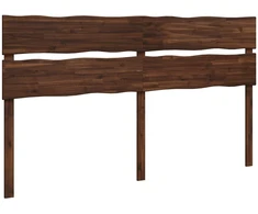 Gyvos kraštinės lovos galvūgalis ROSTOCK Tamsiai rudas 180 cm