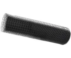 Heksagoninė tvora Pilka 0,5 x 100 m PVC