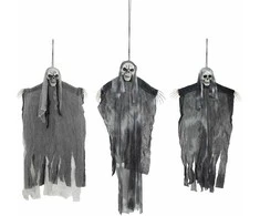 Helovino Kabančios Ghost 3 pcs Juoda 66 x 110 cm Poliesteris
