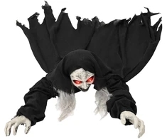 Helovino ropojantis zombis SPOOKA Juoda 41 x 130 x 24 cm