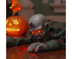 Helovino ropojantis zombis SPOOKA Žalia 110 x 50 x 21 cm