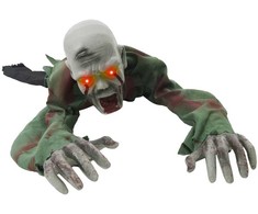 Helovino dekoracija zombis SPOOKA Žalia 110 x 50 x 21 cm
