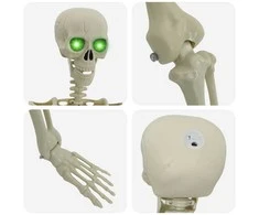 Helovino Skeleton Balta 155 x 38,5 cm Polipropilenas