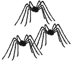 Helovino voro dekoracija 3 pcs Juoda 200 cm