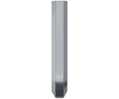 Hex raktas 12 pcs Sidabro 22 x 66 mm Plienas