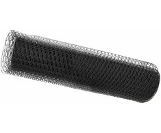 Heksagoninė tvora Pilka 0,4 x 50 m PVC