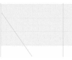 Heksagoninė tvora Pilka 1,5 x 10 m PVC